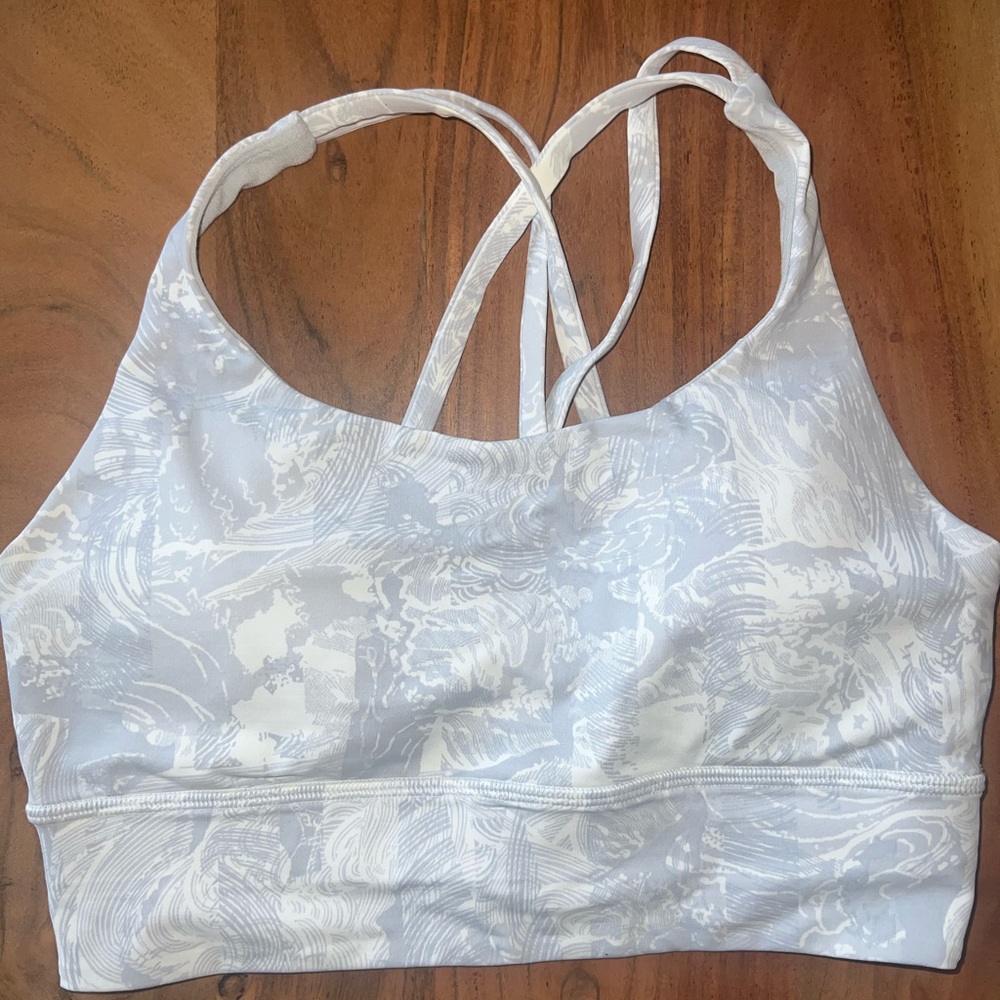 Lululemon Bra | White w/ light grey detailing | size 6